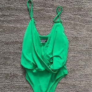 Green Bodysuit size medium